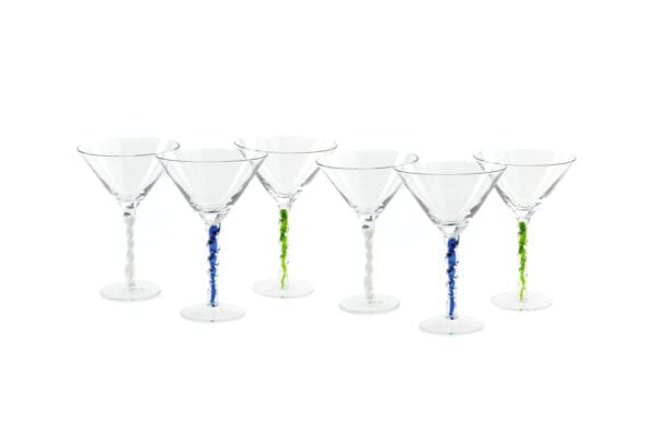 Venetian White 7oz Martini Glass - Image 5