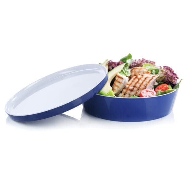 Rimini Large Dark Blue Melamine Serving Bowl - Image 3