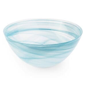 Impresa Large Teal Glass Bowl