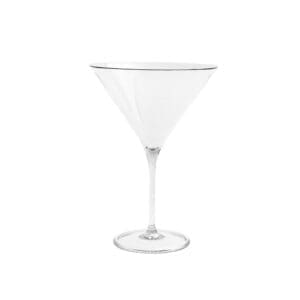 Capri  Clear Polycarbonate 8oz Martini Glass