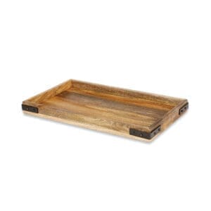 Carmel Wood Rectangular Serving Tray