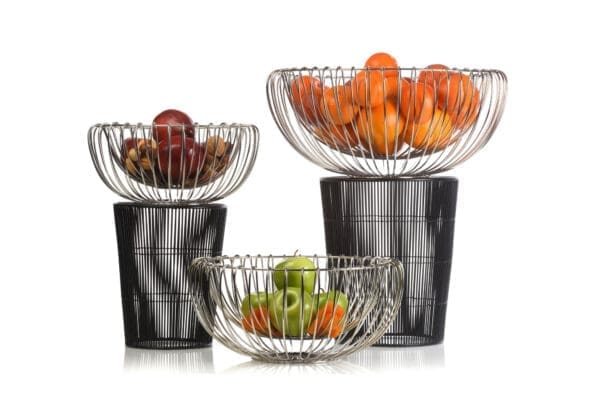 Comet Metal Serving Bowl Small Black - Image 3