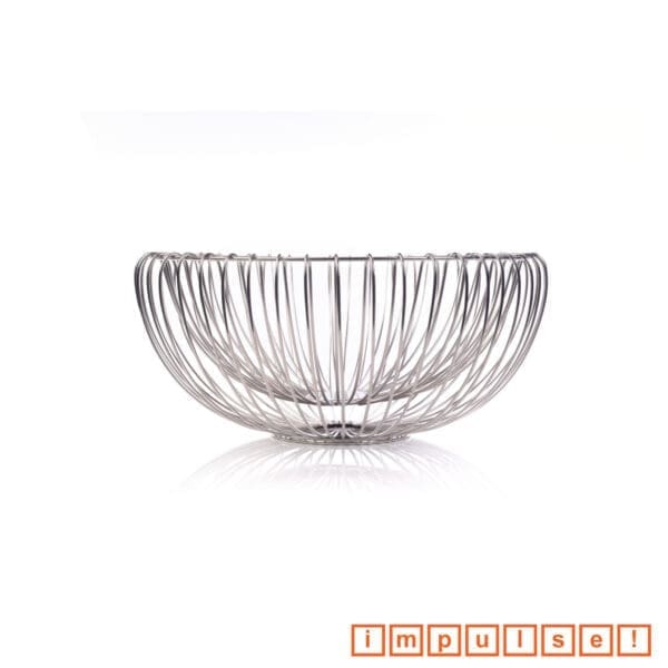 Comet Metal Serving Bowl Large Silver - Image 6