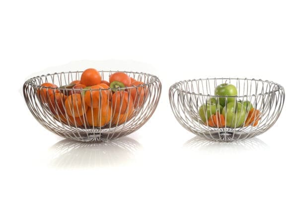 Comet Metal Serving Bowl Large Silver - Image 2