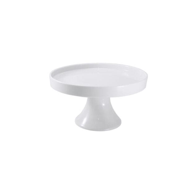 Credo Footed Porcelain Plate Small