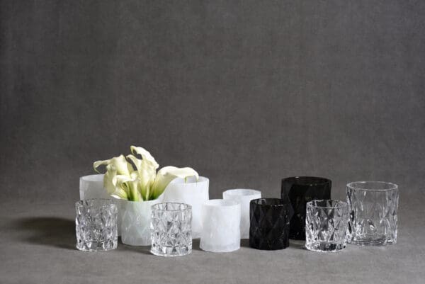 Sunset Large Clear Glass Votive - Image 5