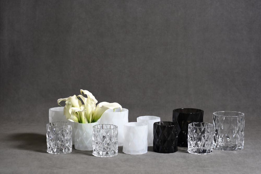 Sunset Large Clear Glass Votive - Image 5