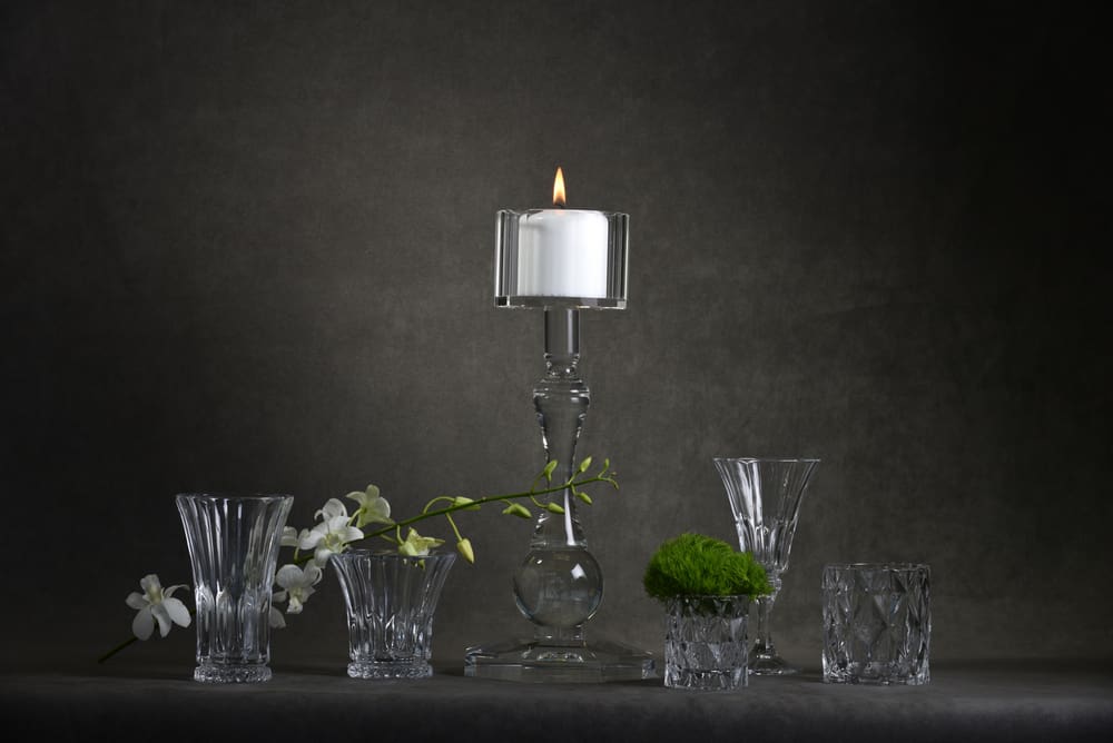 Sunset Large Clear Glass Votive - Image 4