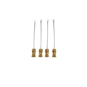FIJI Gold Bamboo Appetizer Pick Set of 4