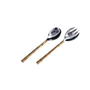 FIJI Gold Bamboo Salad Servers
