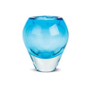 Fjord Aqua Glass Vase