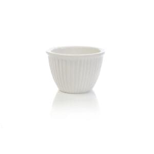 Fluted Tapered Porcelain 4.5oz Ramekin
