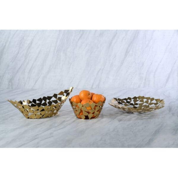 Gala Gold Stainless Steel Platter - Image 4