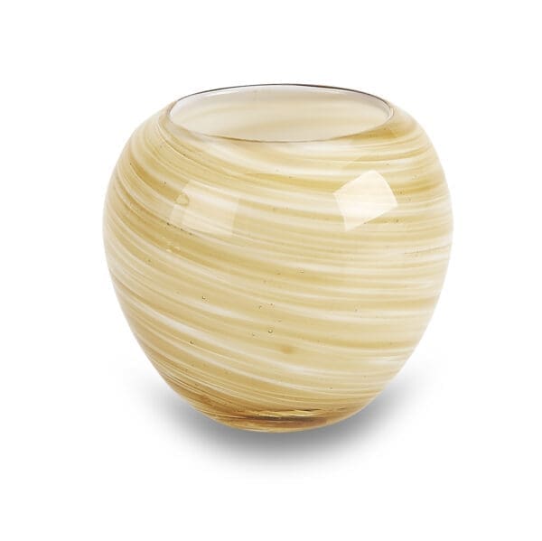 Galaxy Tan Glass Candle Votive