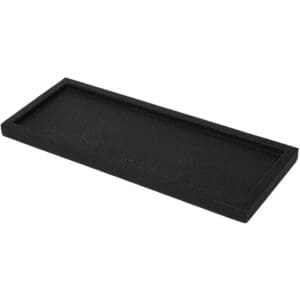 Gramercy Black Faux Leather Tray Medium