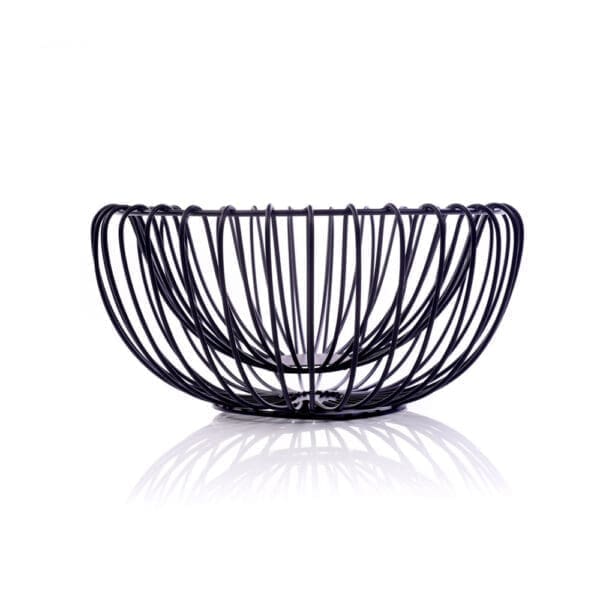 Comet Metal Serving Bowl Large Black