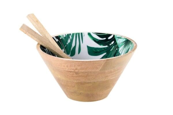 Napa Domenica Salad Bowl & Salad Servers - Image 2