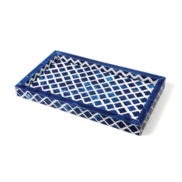 Jaipur Red Rectangle Resin Serving Tray - Image 3
