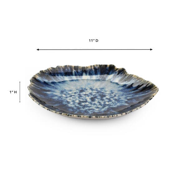 La Mer Blue Porcelain Main Plate - Image 2
