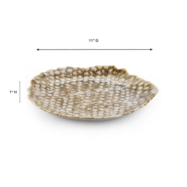 La Mer Tan Porcelain Main Plate - Image 2