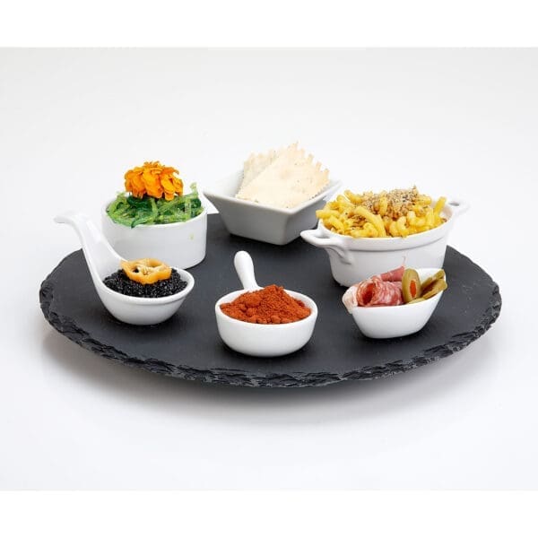 Trieste Small Round Slate Cheese Tray - Image 4