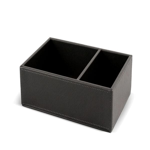 Madrid Faux Leather Caddy Small Black