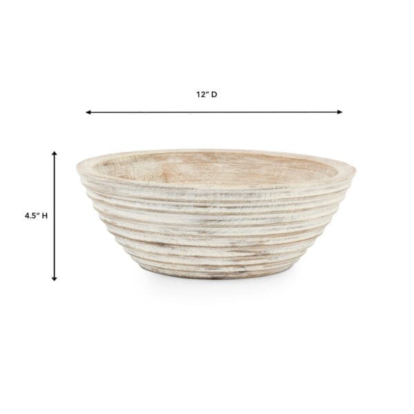 Mendocino Wood Tapered Bowl - Image 2
