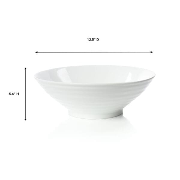 Mona Porcelain Serving Bowl Small - Image 2