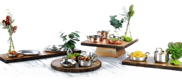 Napa Mango Wood With Bark Round Serving Platter - Image 4