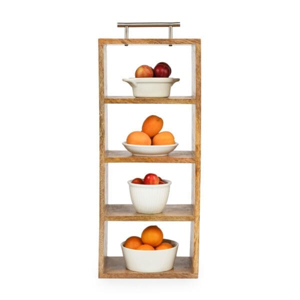Napa Modern Wood Multi Compartment Stand Tall - Image 3