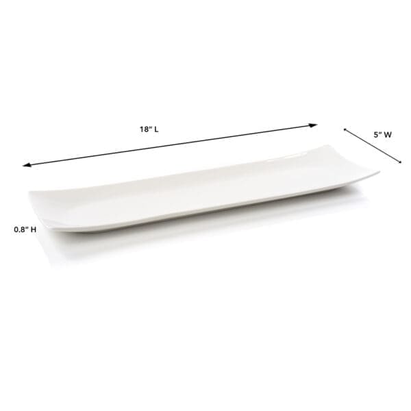 Napoli Narrow Porcelain Platter Large - Image 2