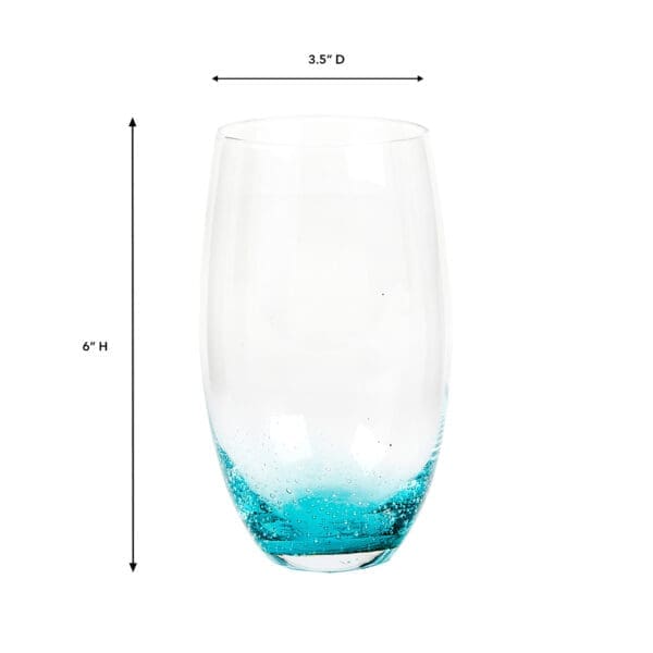 Nassau Aqua Highball 19oz Glass - Image 2