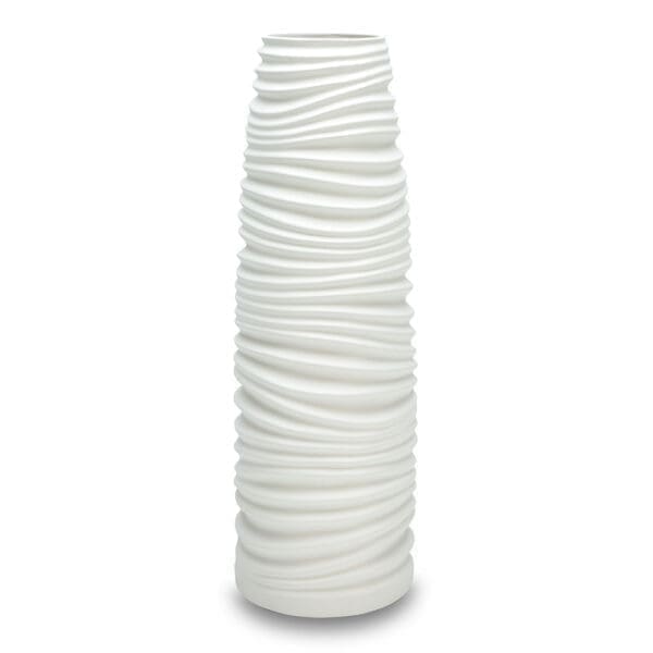 Nordic White Ceramic Vase Medium