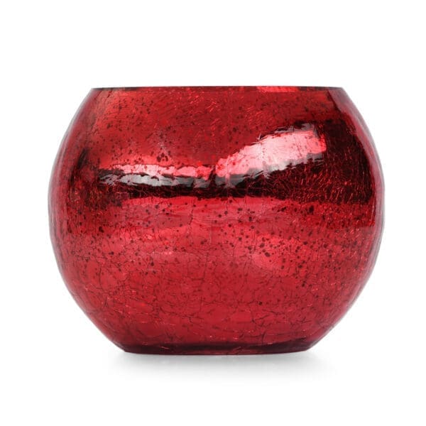 Parisian Red Glass Candle Votive