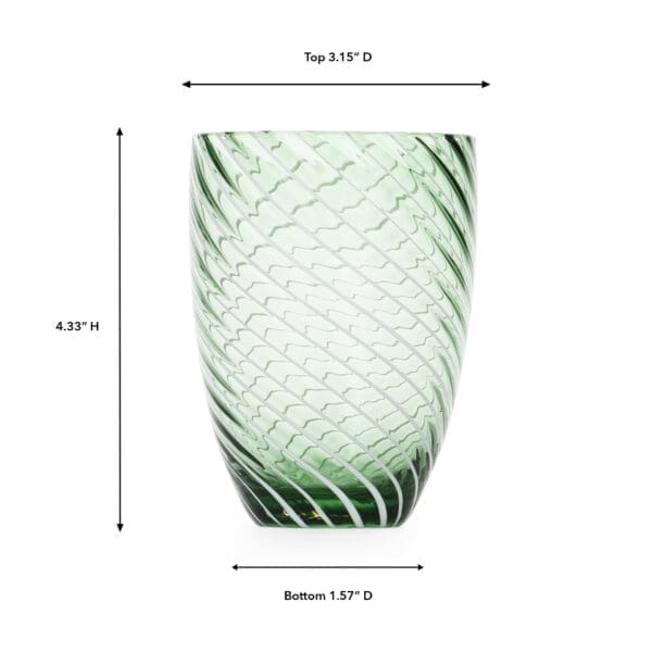 Ponza Green 10oz Tumbler - Image 2
