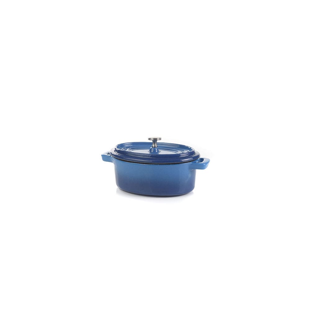 Fonda Blue Enamled Cast Iron Cocotte