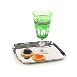 Puglia Small Square Stainless Steel Tray