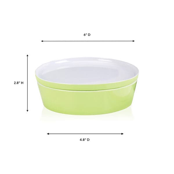 Rimini Small Lime Melamine Serving Bowl - Image 2