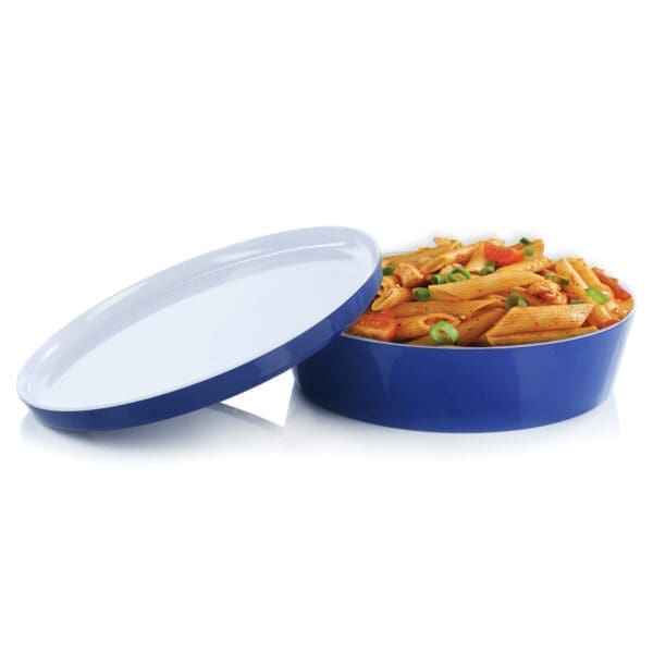 Rimini Large Dark Blue Melamine Serving Bowl - Image 5