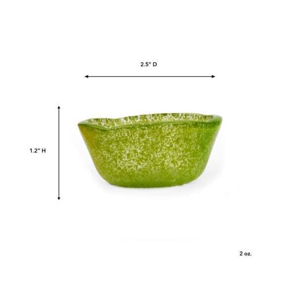 Splendido Mini 2 OZ Lime Glass Bowl - Image 2