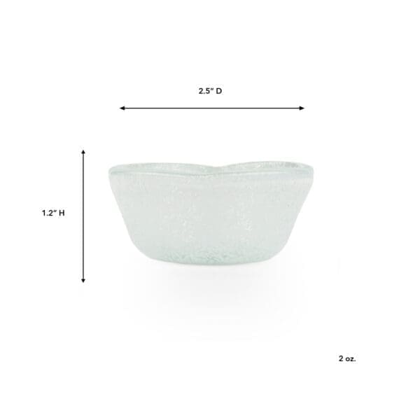Splendido Mini 2 OZ White Glass Bowl - Image 2