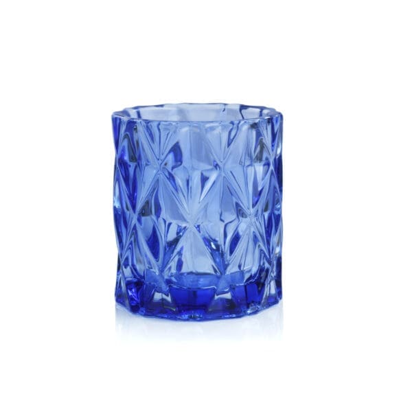 Sunset Small Cobalt Glass Votive