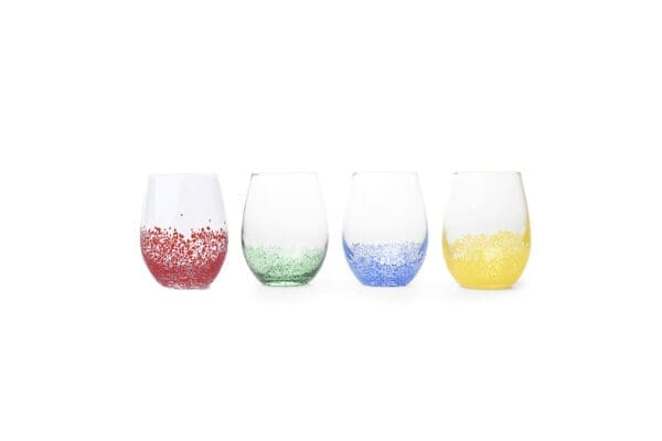 Tierra Large Red 17oz Glass Tumbler - Image 3
