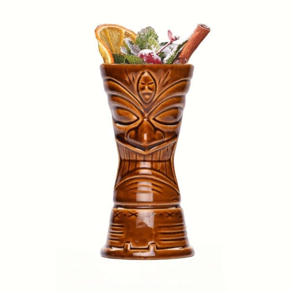 Tiki Angry 20oz Ceramic Tiki Mug Tumbler - Image 2