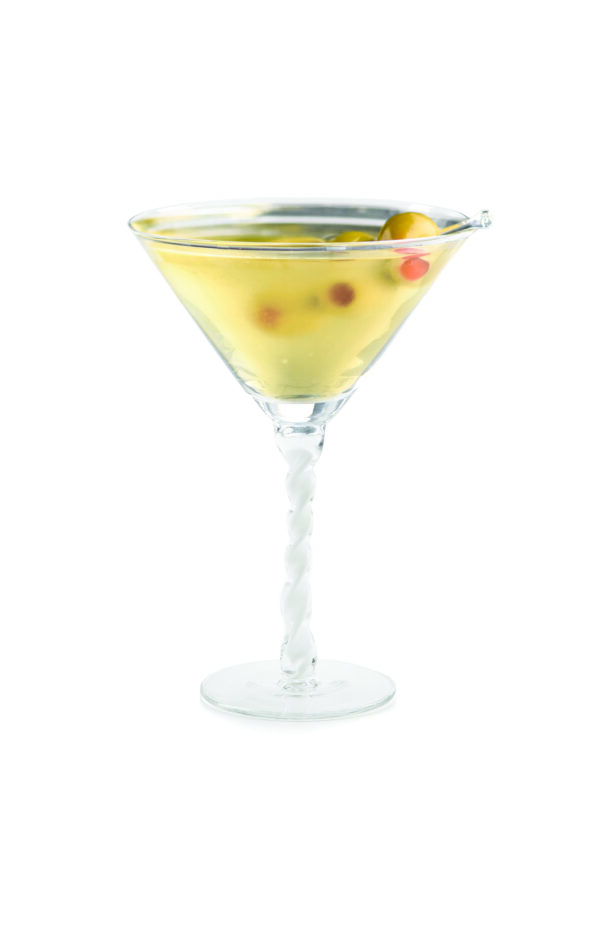 Venetian White 7oz Martini Glass - Image 4