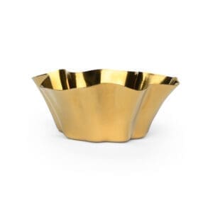 Montenegro 10 oz Stainless Steel Gold Bowl