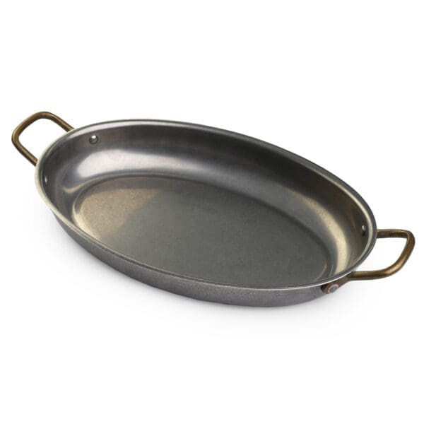 Mista Stainless Steel & Brass Platter