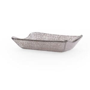 Splendido Small 4.6 OZ Rectangular Smoke Glass Bowl