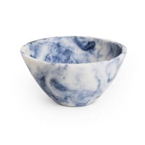 FORTUNA RESIN SNACK BOWL BLUE/WHITE