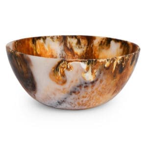 FORTUNA RESIN LARGE BOWL MATTE TORTOISE